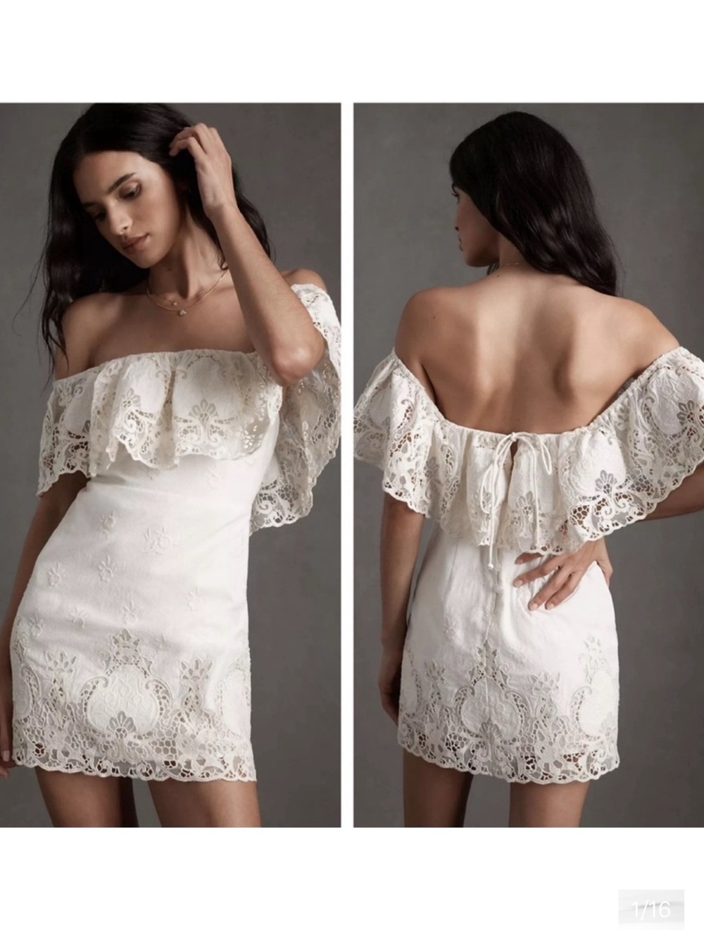 BHLDN x Free People Fern Mini Dress NEW Size L